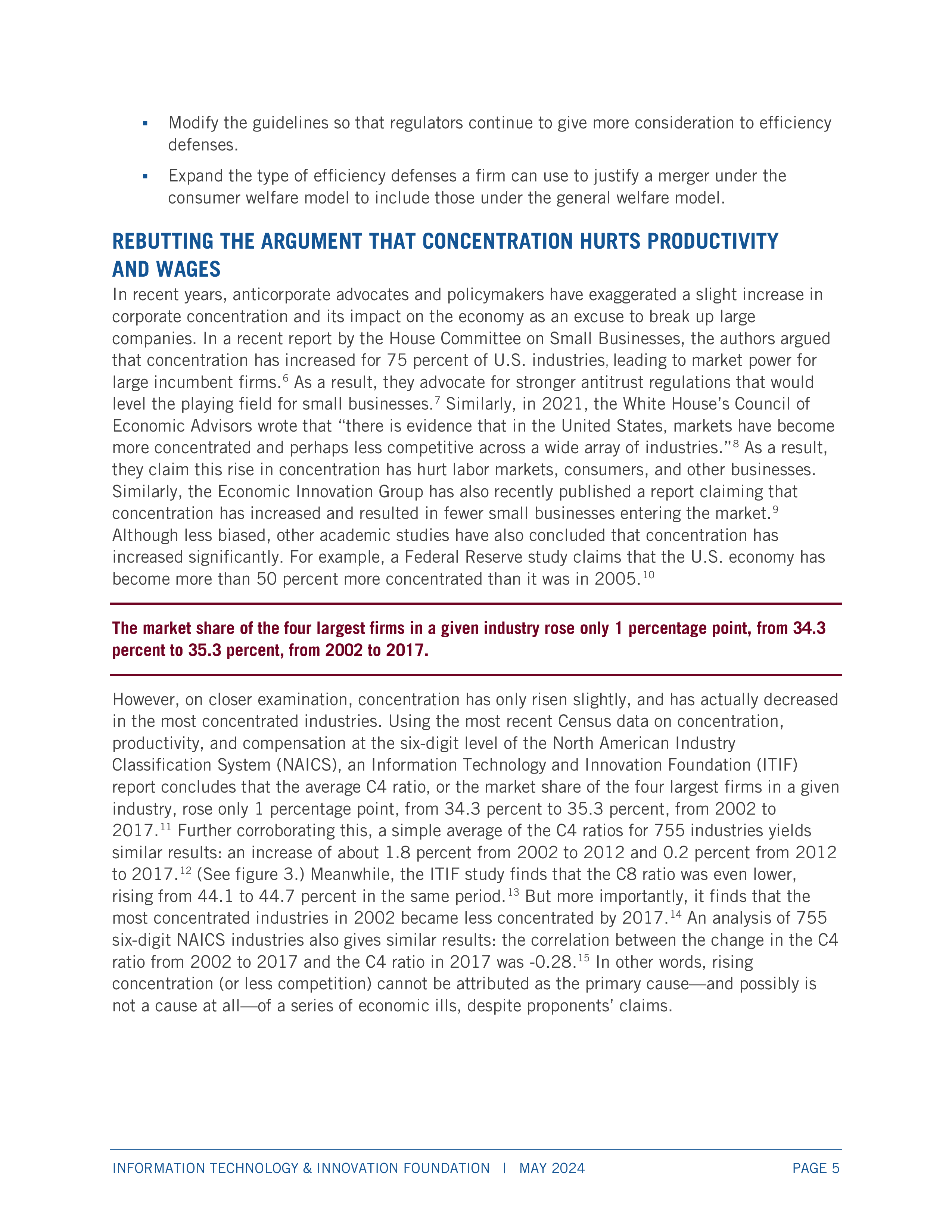 ITIF2024企业集中度对生产力和薪资的积极影响分析报告英文版25页